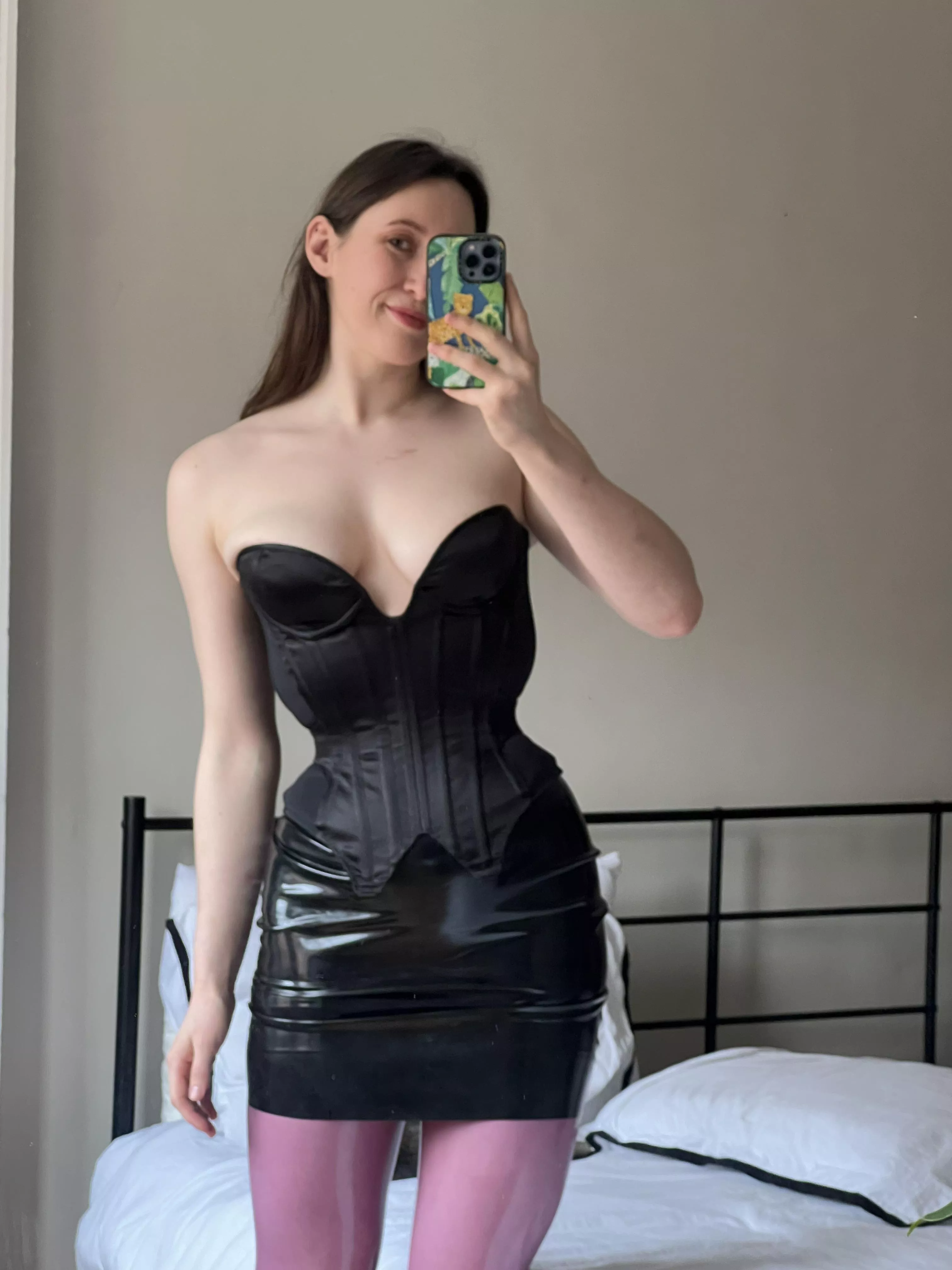 Someone said this corset looked extreme.  Do you agree?  posted by LATEXnCHILL