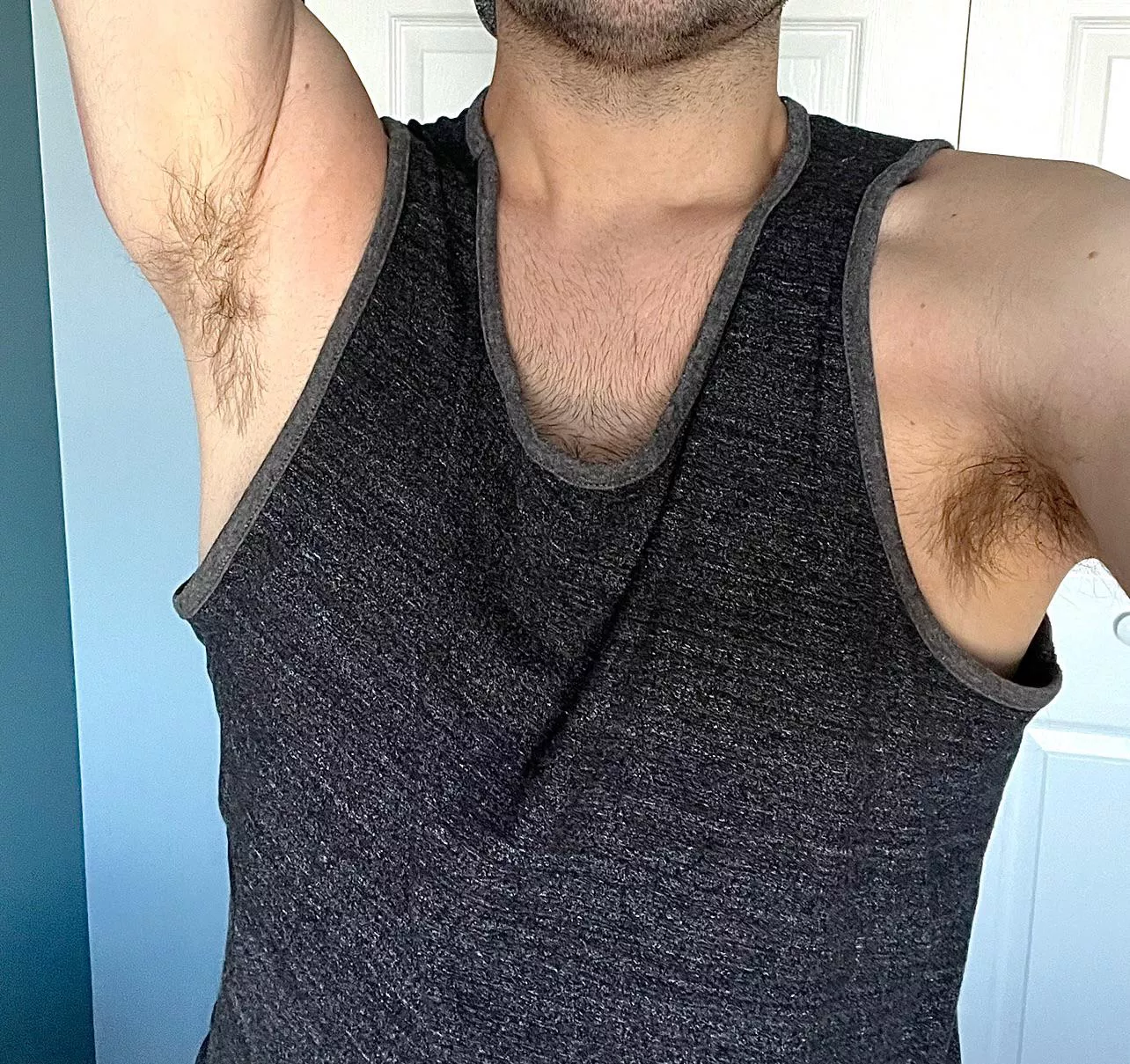 Tank top season is upon us! Get those pits out 😜👅 posted by bjk0494