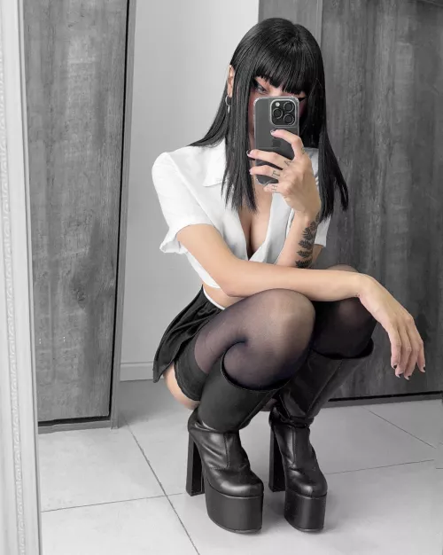 These boots are perfect for walking all over you by Spirited_Dentist9944