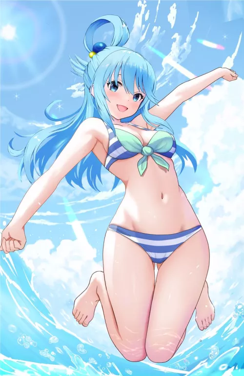 Beach Babe Aqua by A_MASSIVE_PERVERT