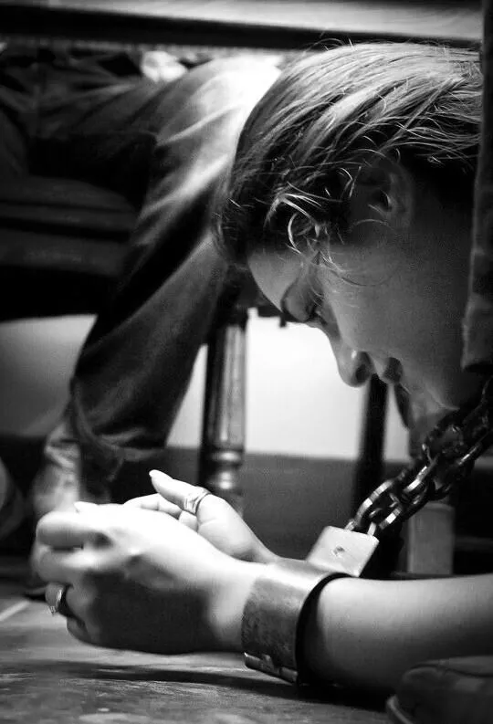 Cuffed in submission posted by bigdadwolf_