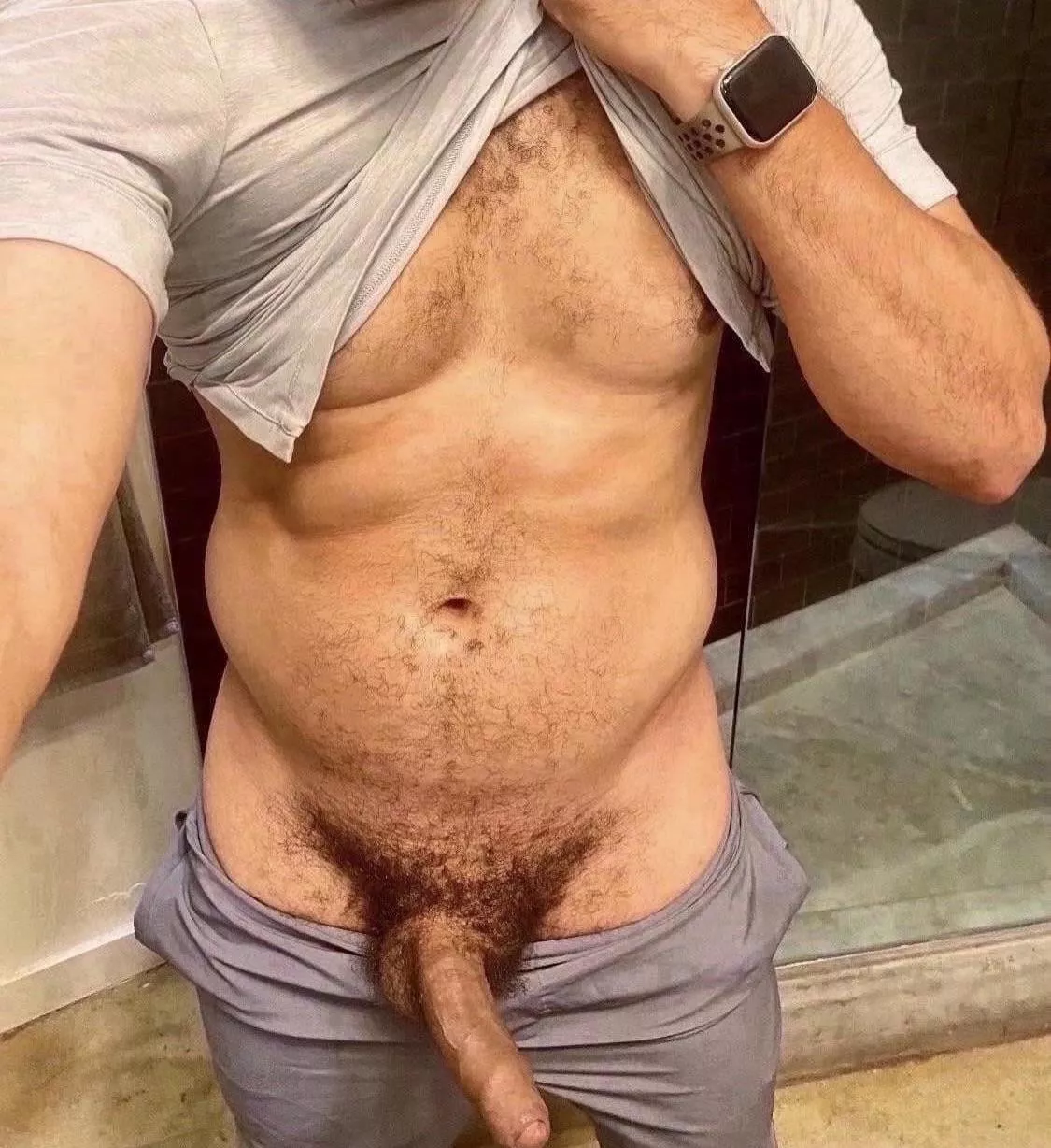 Daddy’s home from the gym… posted by mrnutinyomouth