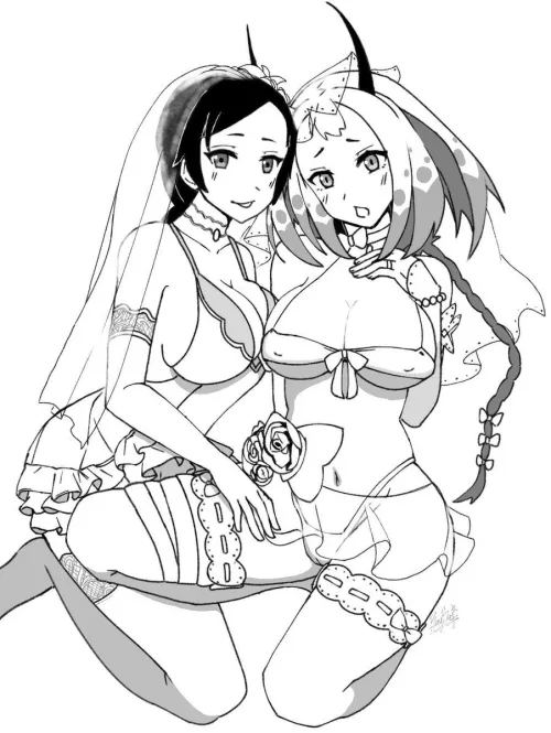 Getting ready to marry  by Triguninferno