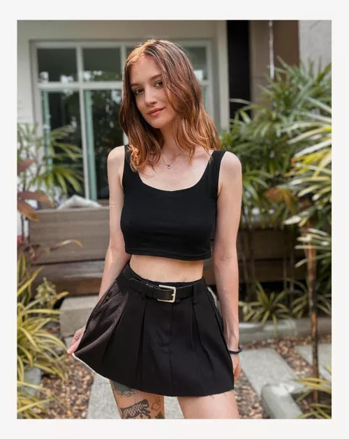 Hope you like the vjew up my little school skirt by Mundane_Ride_1892