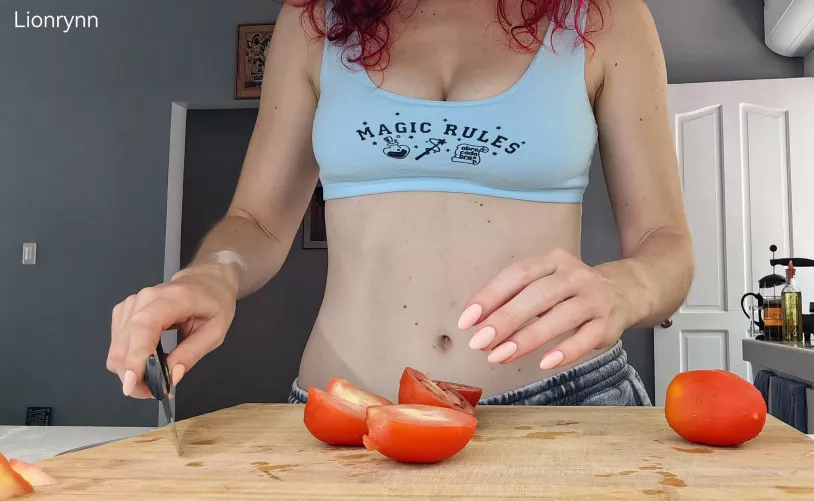 Just cooking ;)  by Lionrynn