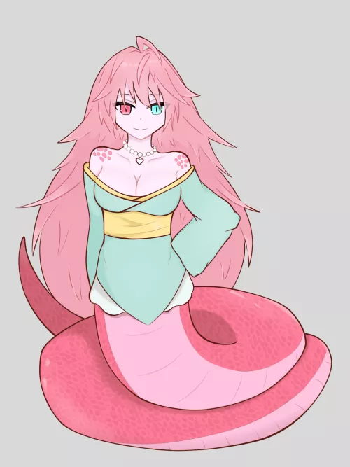 Lamia by me by Lunyaru