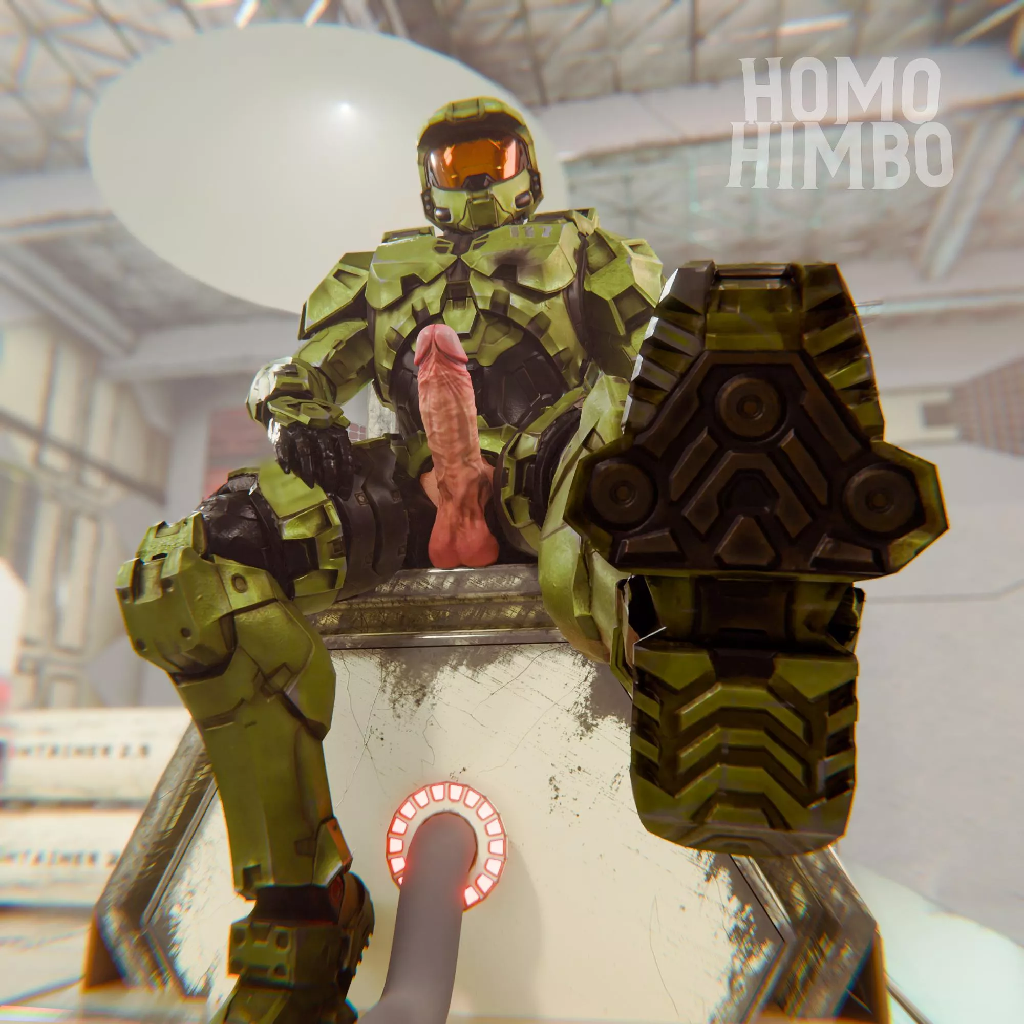 Master Chief showing off his boots 😈🤤 (Twitter @homohimbo for more!!) posted by homohimbo_