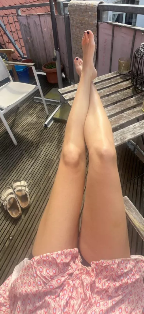 My legs kissed by the sun  by _mrs_sweet_feet