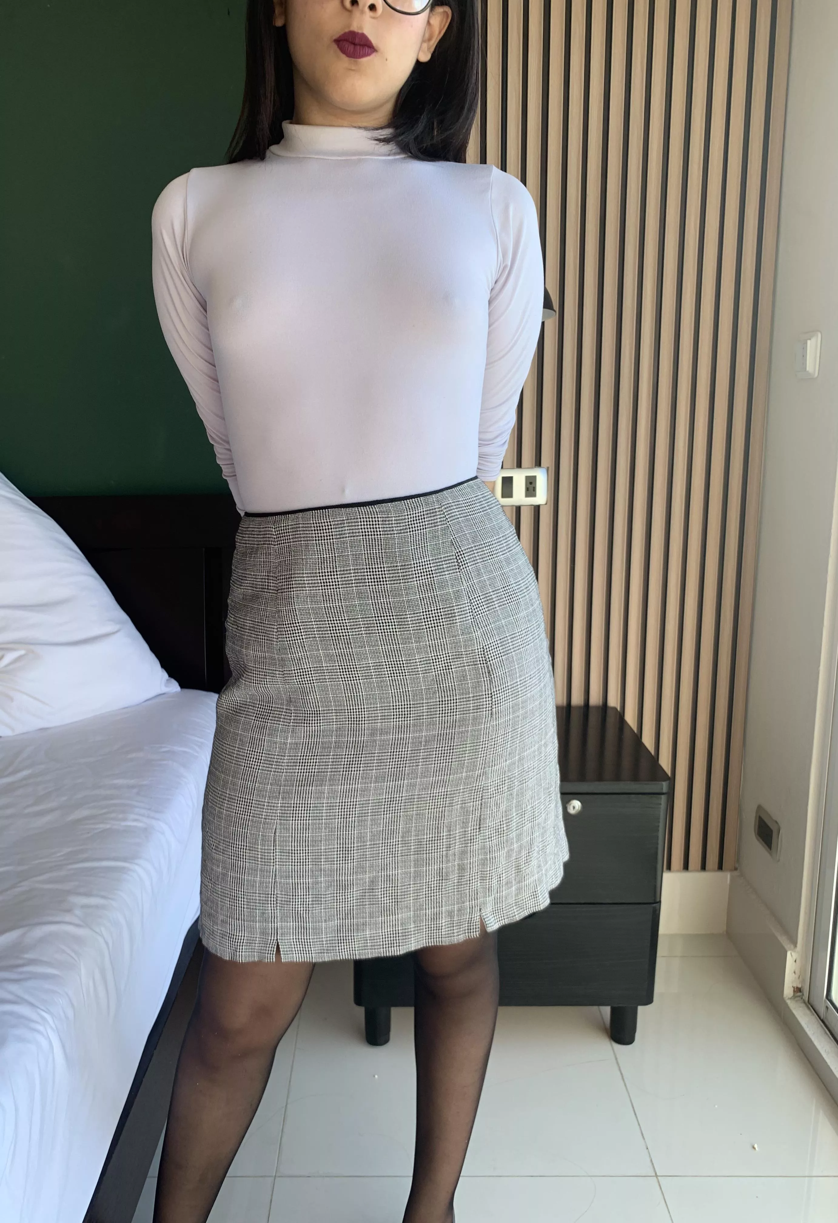 no bra like you said boss posted by Confident-Emu4587