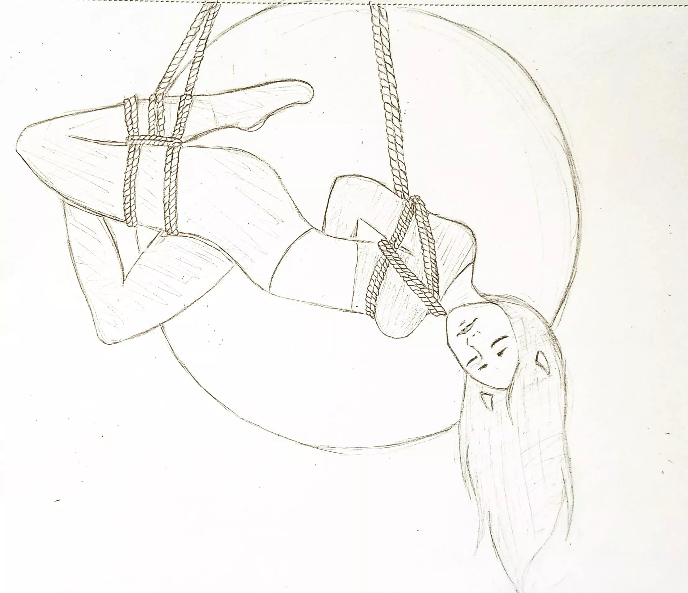 Oni Shibari (Sketch) posted by Cyborgchick