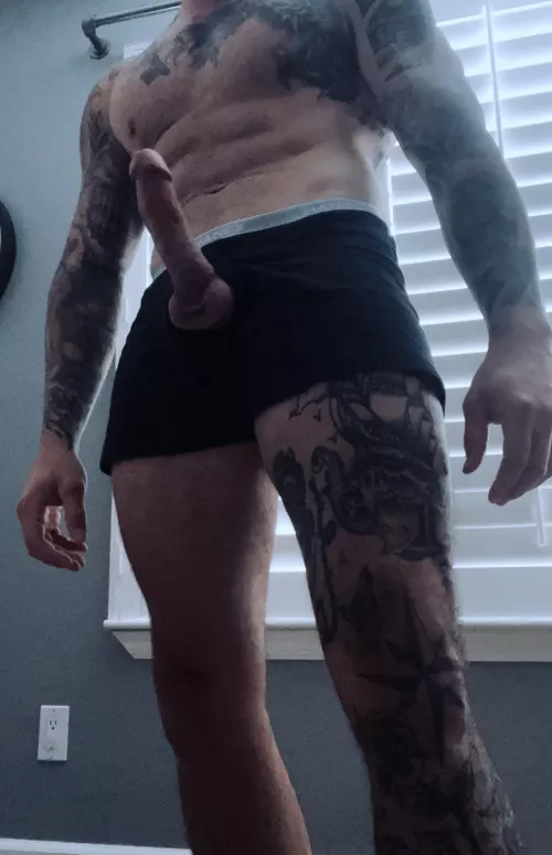 Poking though my briefs by Jasonfitness8