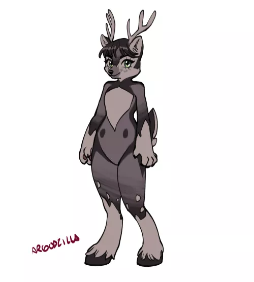 Redesigned my fursona by PurpleLight_Furry