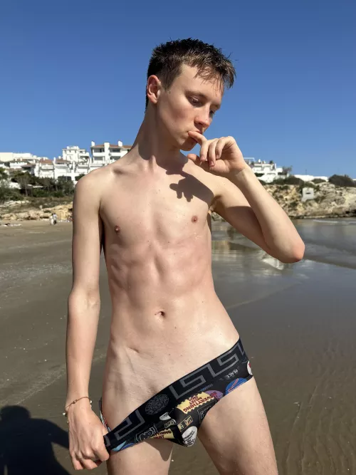 Should I take off my swimming trunks? by lumpishSpheroid