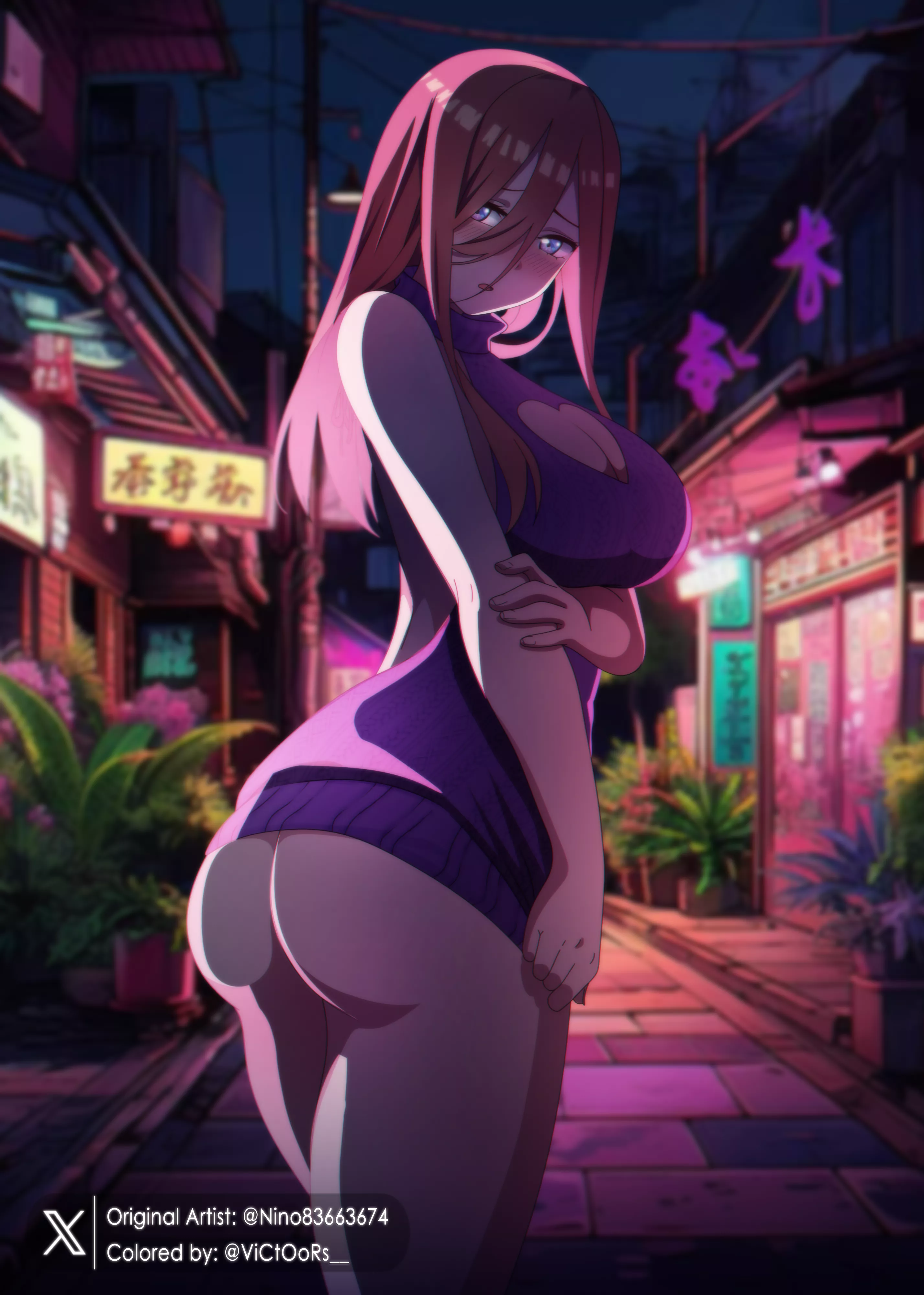 Slutty Miku On The Streets (The Quintessential Quintuplets) posted by Csxc