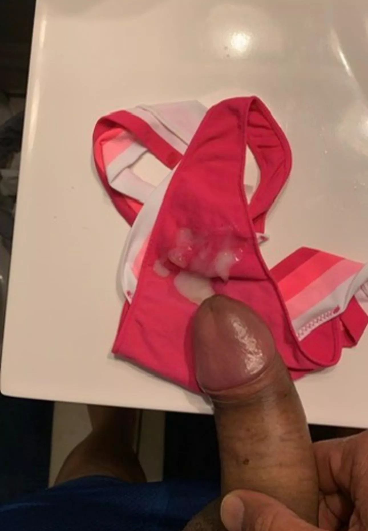 Small load on wife’s panties  posted by Ok_Cardiologist7872