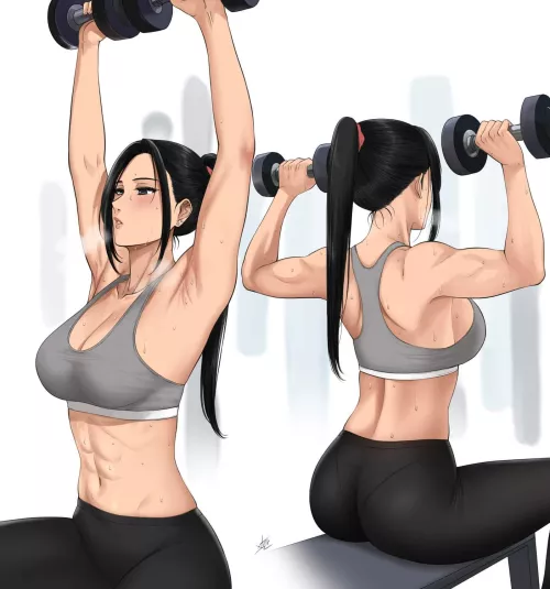 Sweaty Gym Armpits by Zxphyre_Leviatan