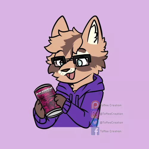 Admiring one's favourite drink :3 [These drinks themed YCH are still open :D] by ToffeeCreation