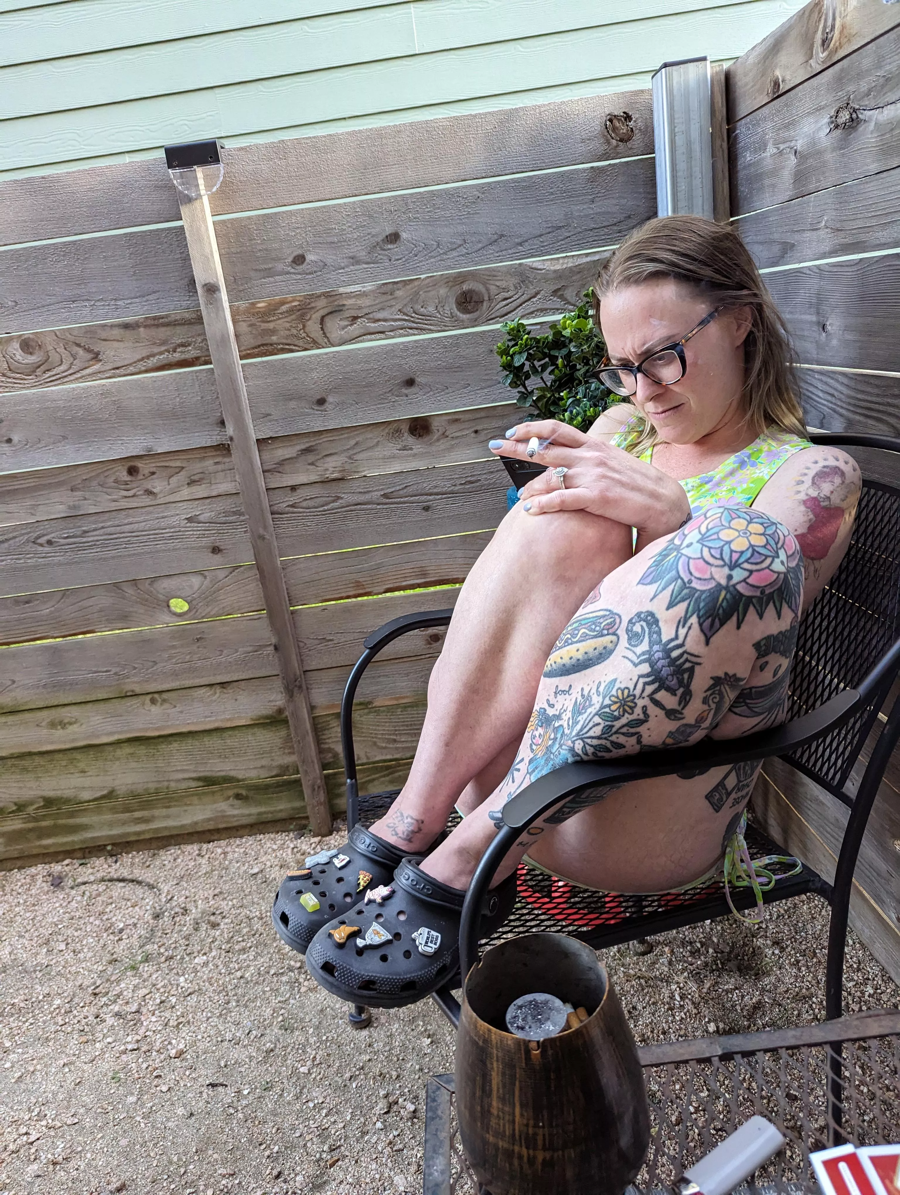 Afternoon smoke after some play time with my bull posted by chappiesworld74