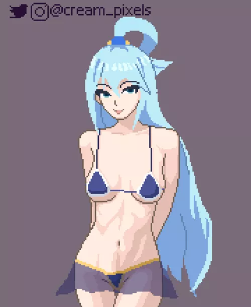 Aqua 💙 by CreamPixels