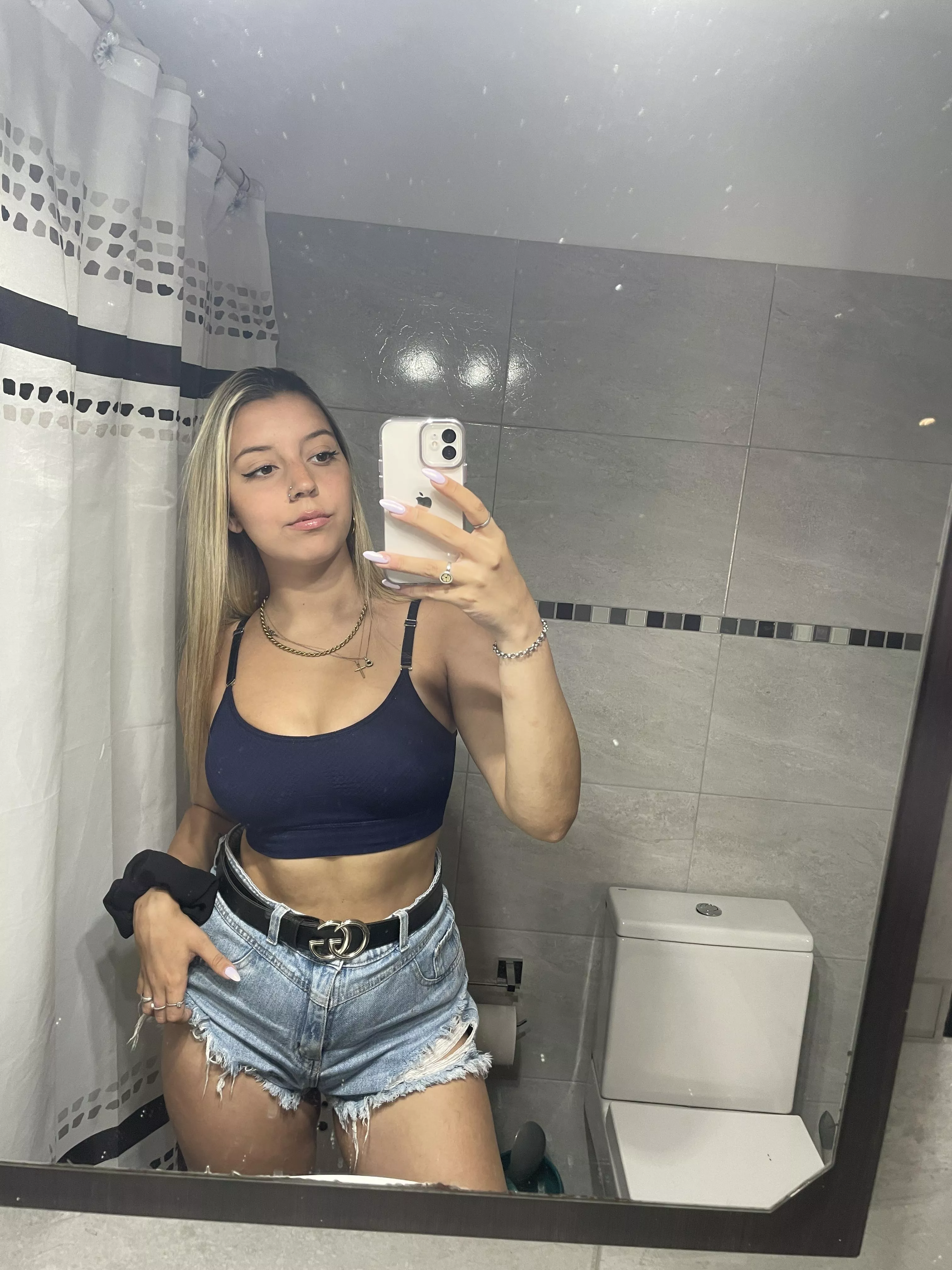 Do I look cute in this crop top? posted by InvestmentComplex252