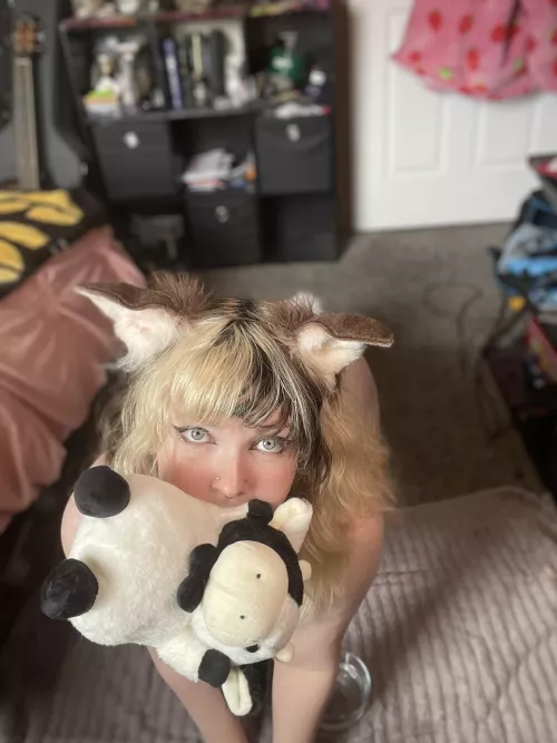 Don’t you want to play fetch with me? by Elvenia_pixie