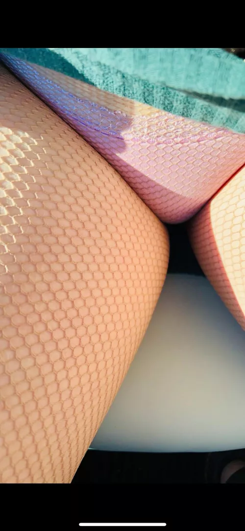 Flashing Fishnets  by Thee_Golden_Peach