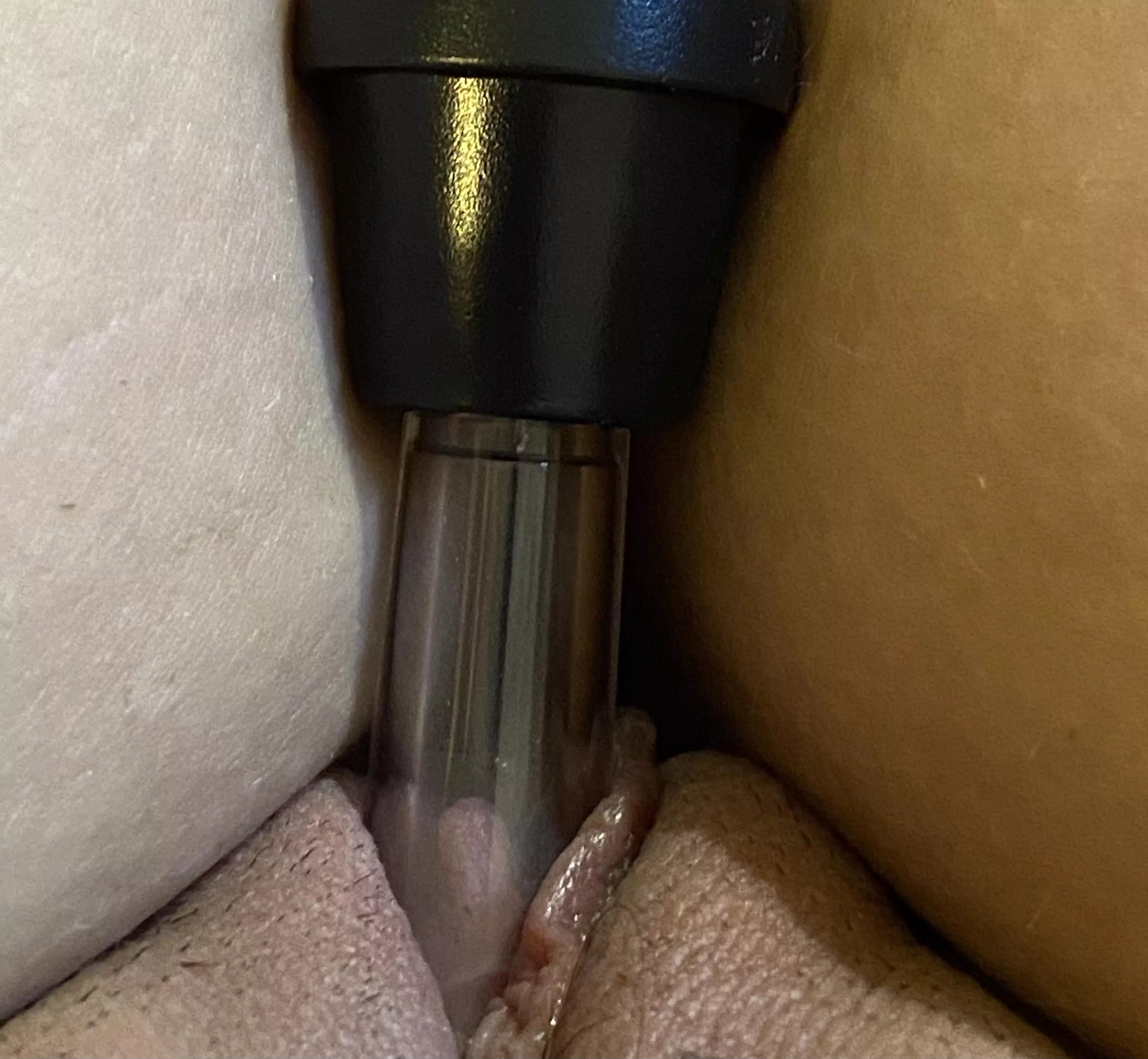 Got desperate and started pumping my clit [F] posted by Beverly_Hillstar