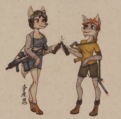 Gun Day Sunday 182! (Art By Me) by Pyre_Vulpine