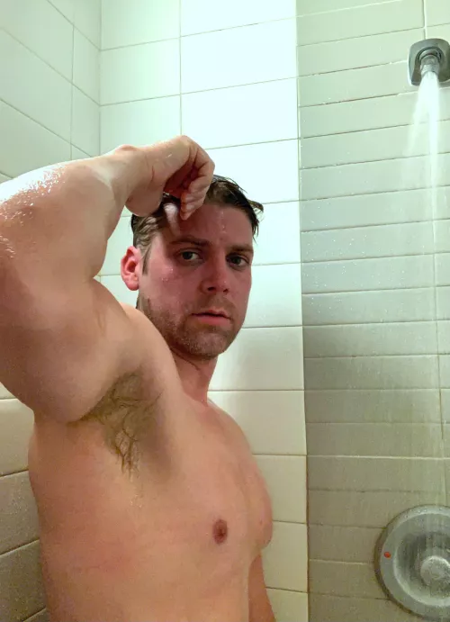 Gym shower by Jonny_I_AM