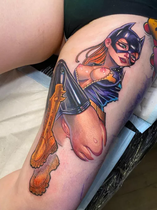 I'd make you twice as hard with my body and my tattoo ;) by Dani_tattooed_hottie