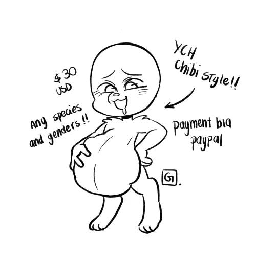 {Image} CHIBI YCH $30 USD (Art by me, SaadArtist) by SaadArtist_