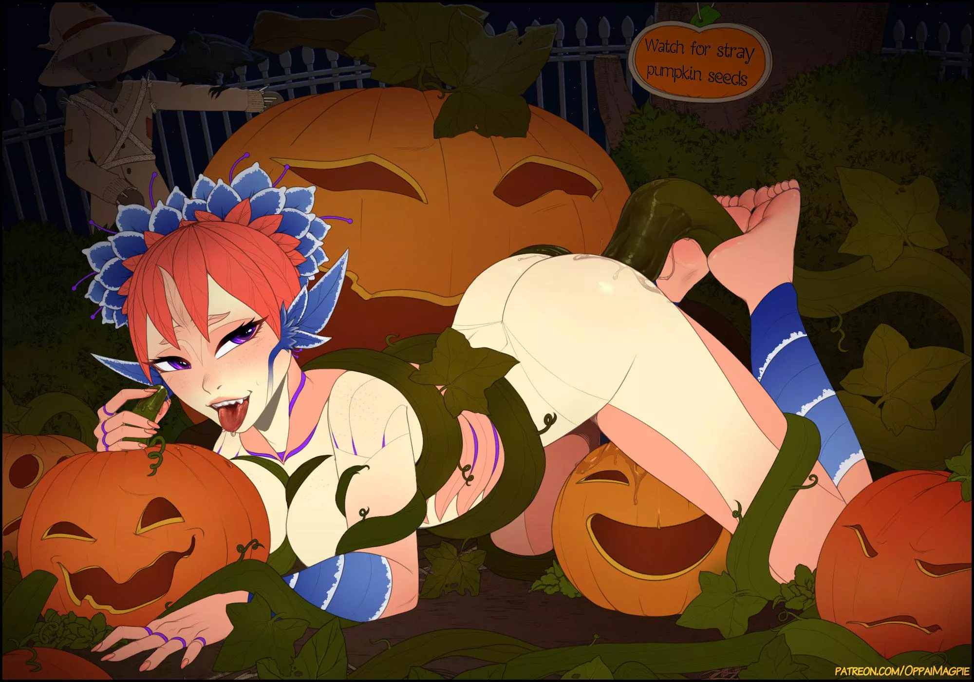 Liliwen Pumpkin Patch (OppaiMagpie) posted by TheLewdJade