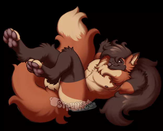 Maned Wolf Pinup [Commission by Me] [Q] by kknk