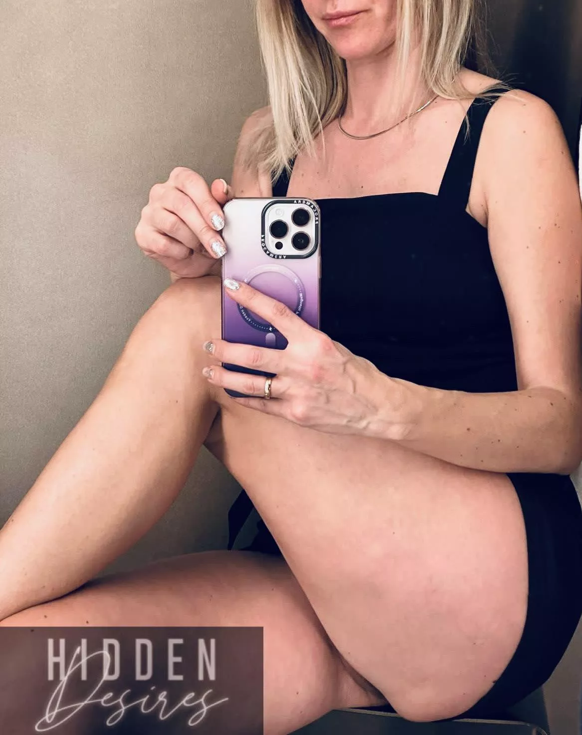 My dress is a bit short posted by HiddenStraponCpl