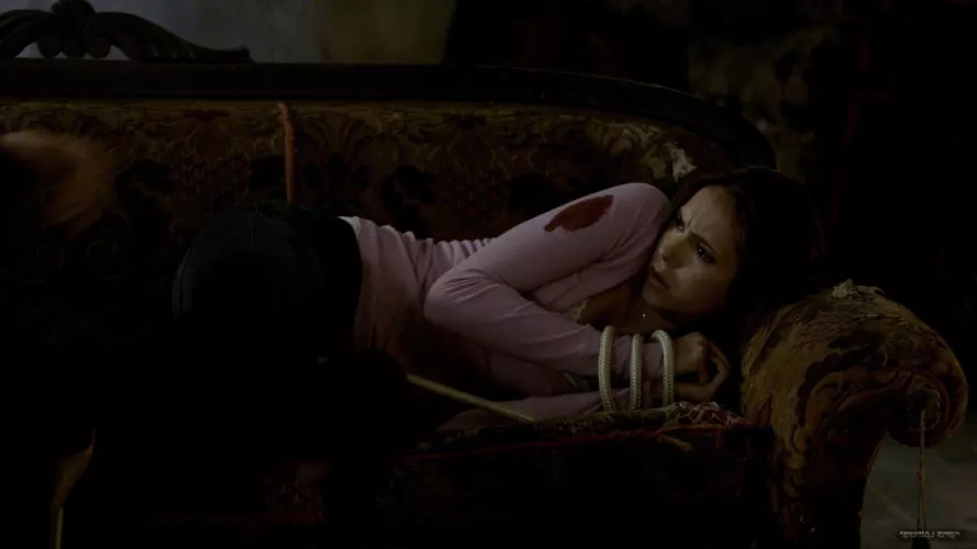 Nina Dobrev is captured and brought to you to use for your bdsm desires. what bondage and torture will you put this fucktoy through? by johnthewick1