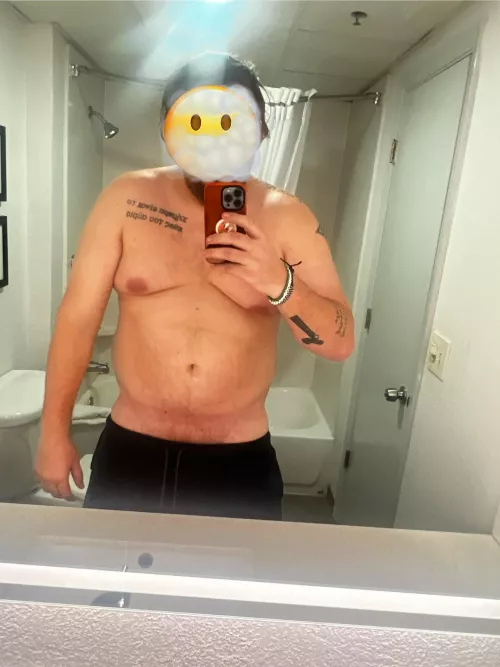 Post shower workout this a[m]. Don’t be to harsh to me  by Affectionate-Tax3715