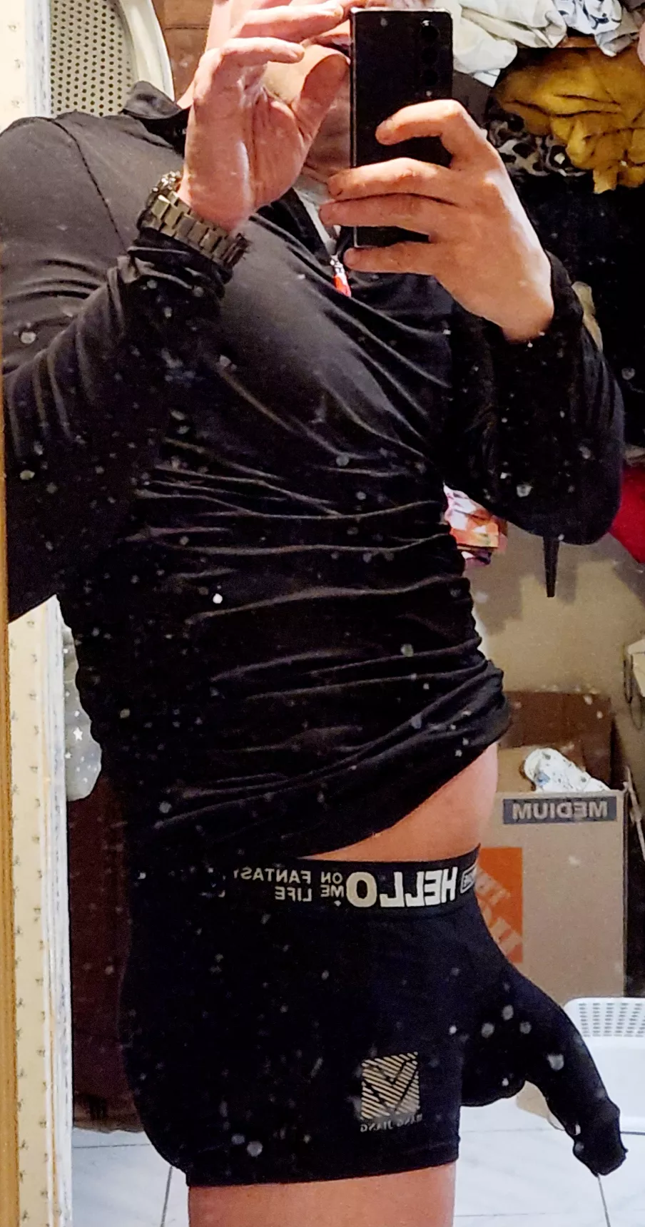 Soft in front of a dirty mirror.   posted by ComprehensiveRun4693