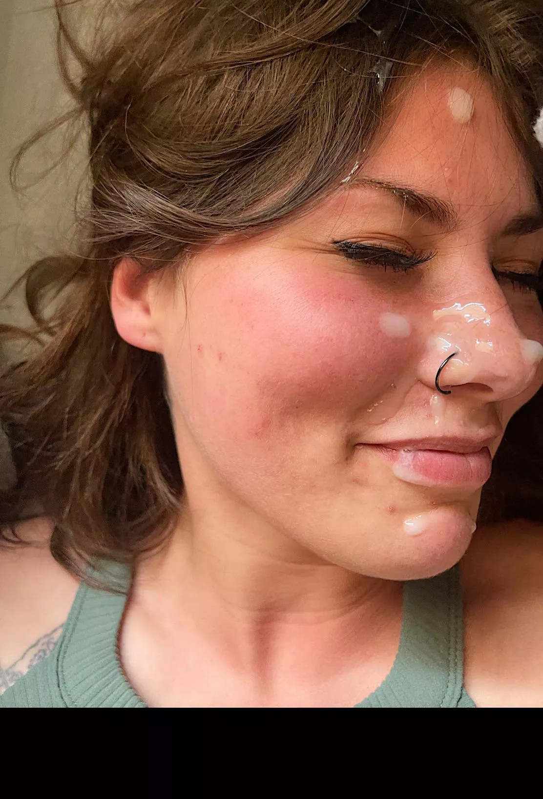 The face of a proud cum slut 😆😇💦🪣 posted by Brittfaithm