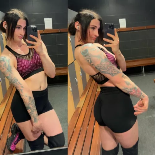 U will suck my femboy dick in the change room like a good boy 😈 by soft_kitti