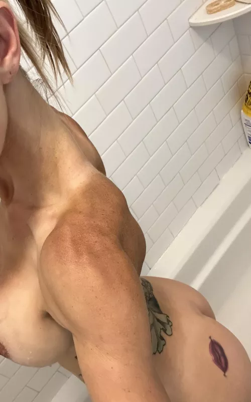 Would you join me in the shower? I can simple pee your creampie right down the drain. by fitnesswife1983