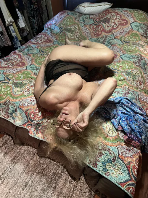 60, tell me how old you are and where would you start?😈 by Sinfulcougar60