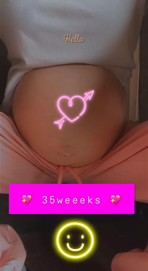Come experience pregnancy with me ☺️ OC by TinyHornsBigbooty