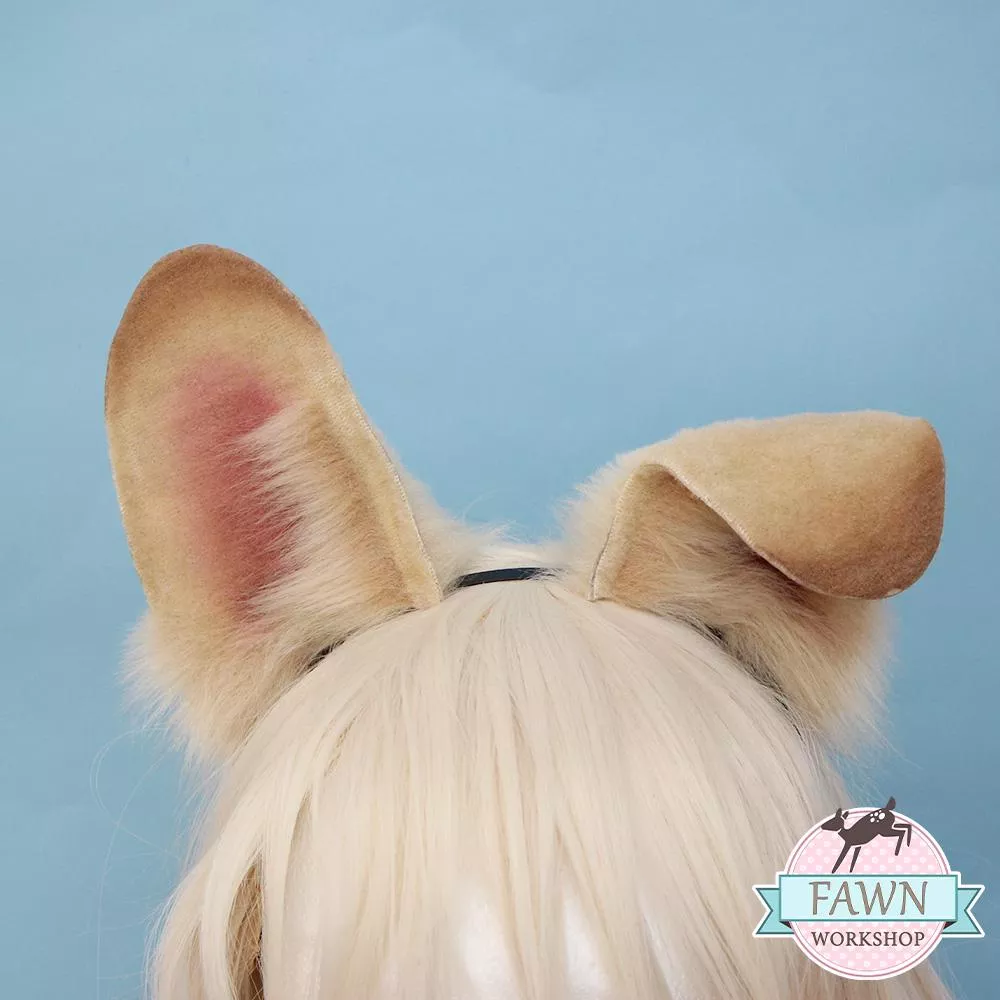 Dog ears I made recently :3 They're for sale (made by me) posted by siarczi