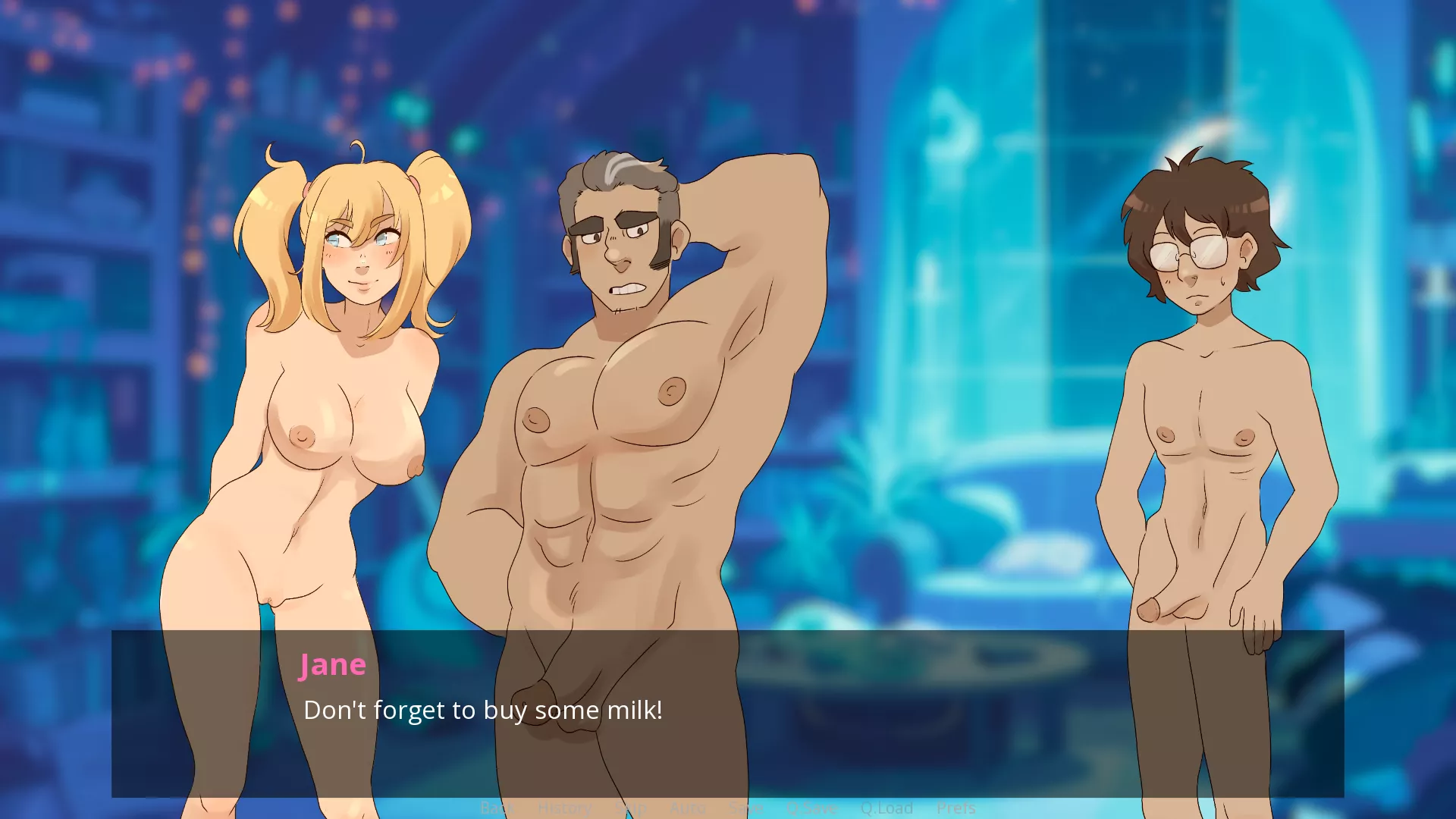 Don't forget the milk cucky! posted by CuckTalesGame