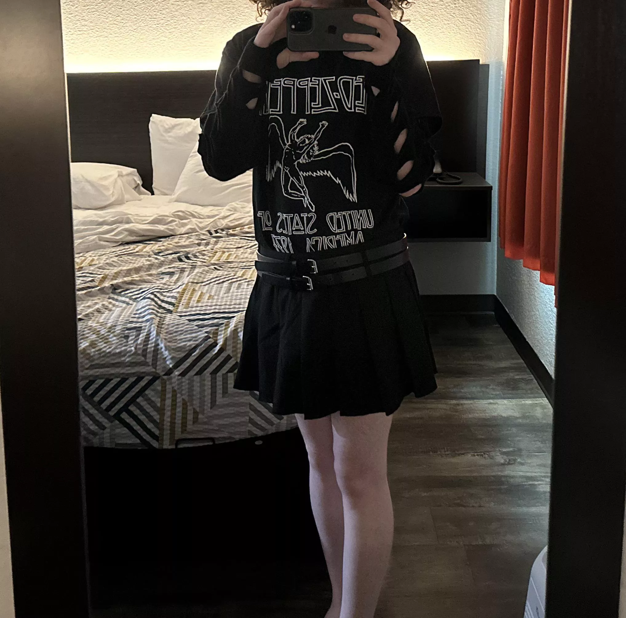 First time wearing feminine clothes. What do you think? Any tips? posted by JordyBoy_0715