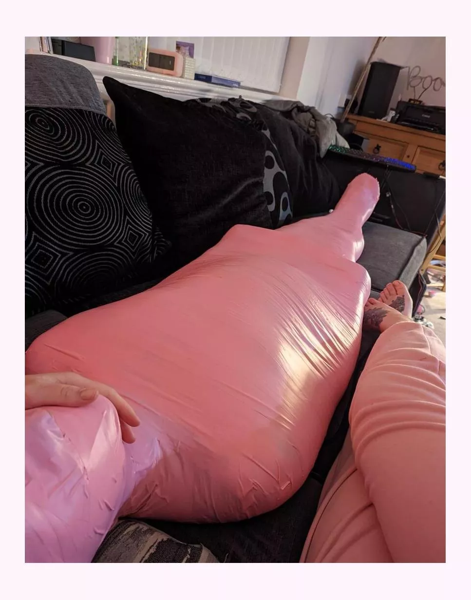 Getting wrapped in pigk is cool right? posted by Hot_Package_4220