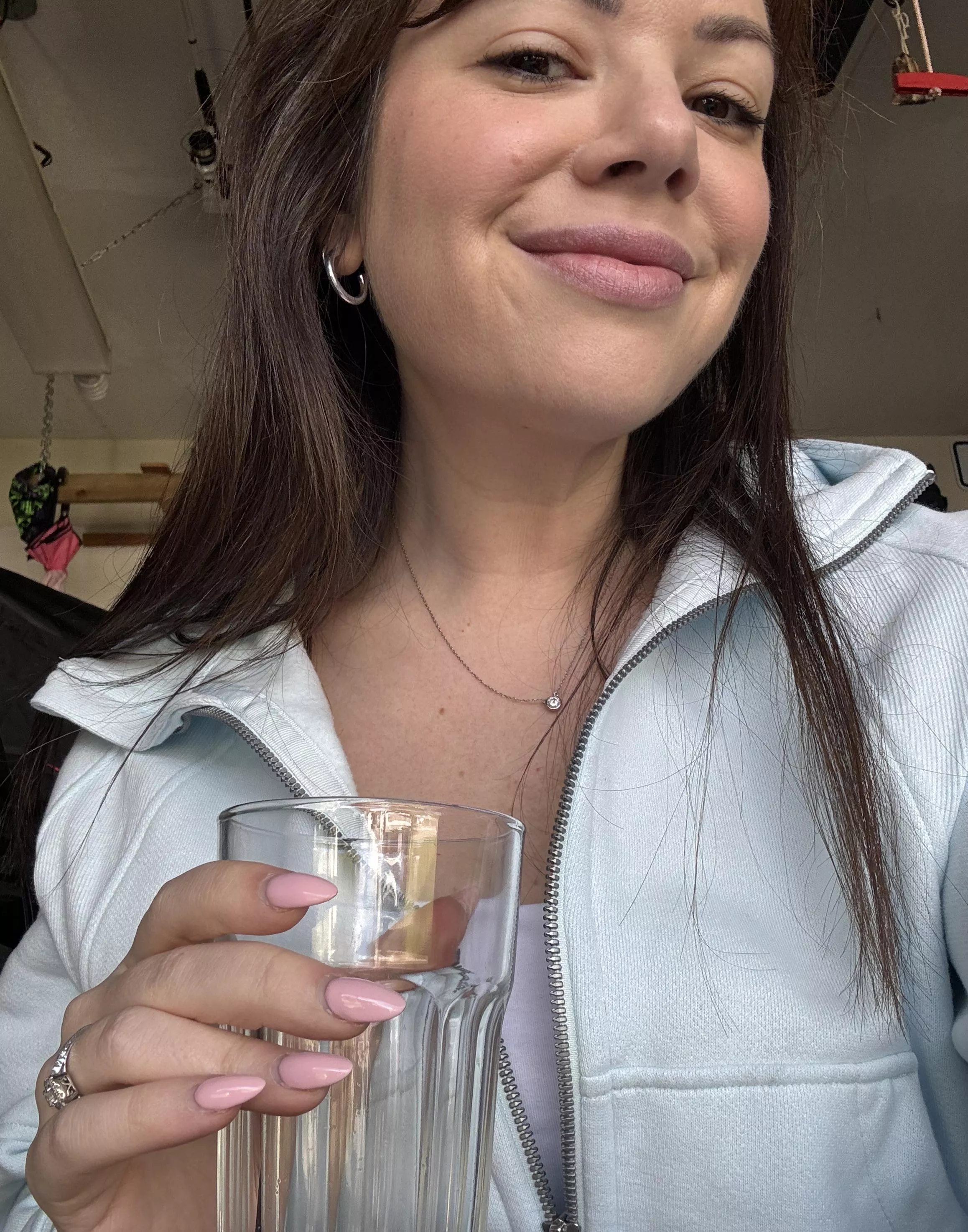 Hanging with hubby in the garage! posted by avajadeanderson