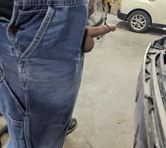 hard and out at work by shadyj88