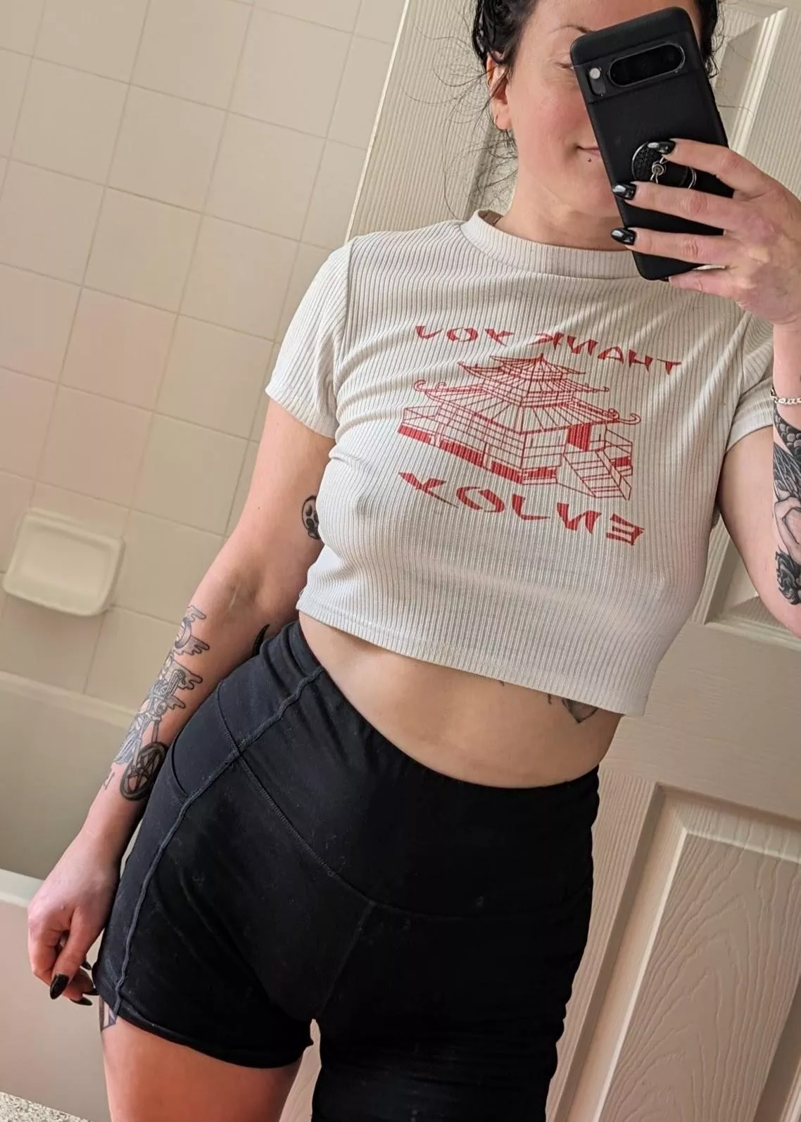 I love teasing going braless in a white shirt 😈 posted by Limp_Trifle_9832