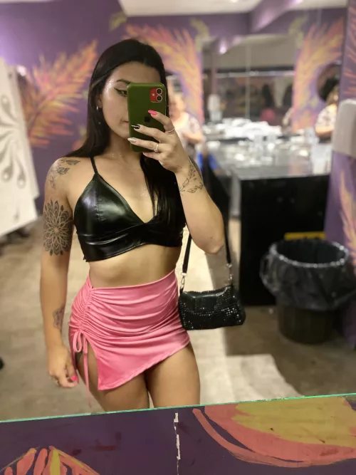 Love this leather top by ruddyreject